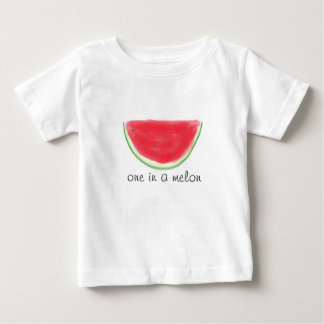 Camiseta Para Bebê "One In A Melon" Tutu Bodycase