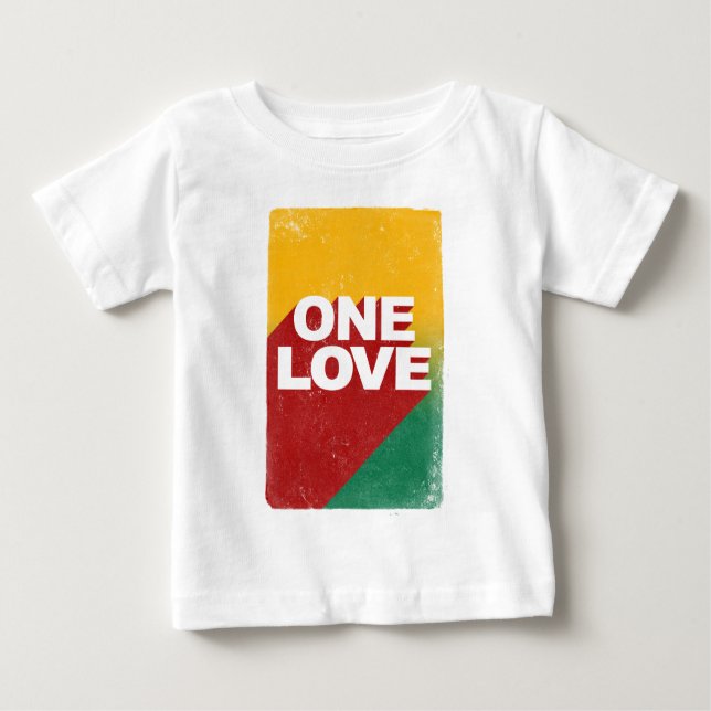 Camiseta Para Bebê one love (Frente)