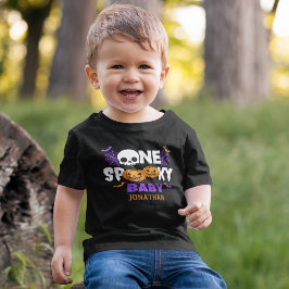 Camiseta Para Bebê One Spooky Baby, Fun Halloween Family
