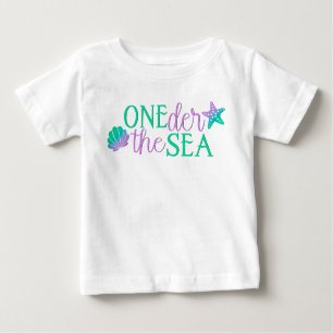 Camiseta Para Bebê Oneder Sea Birthday
