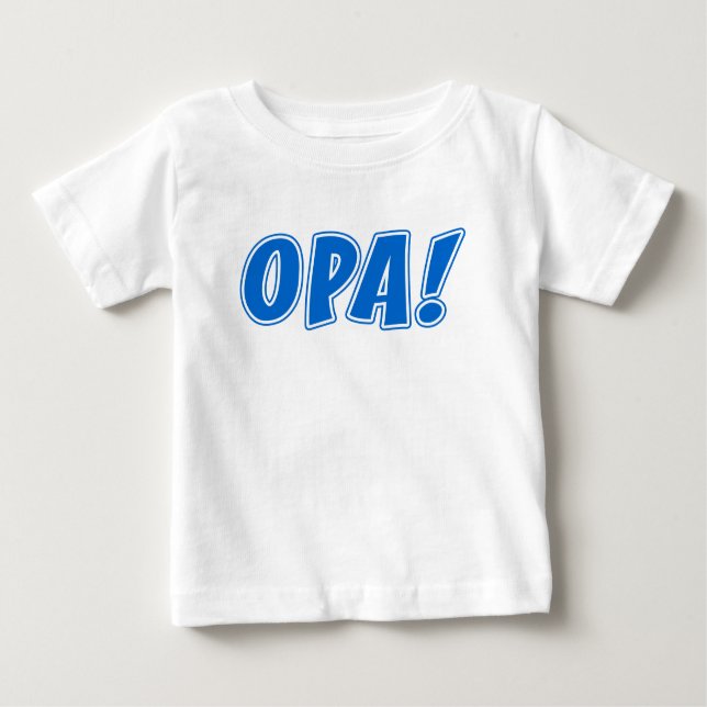 Camiseta Para Bebê Opa Kids Design (Frente)