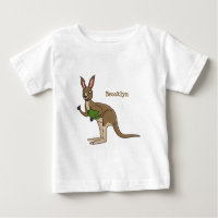 Óptica ilustração de canguru australiano feliz