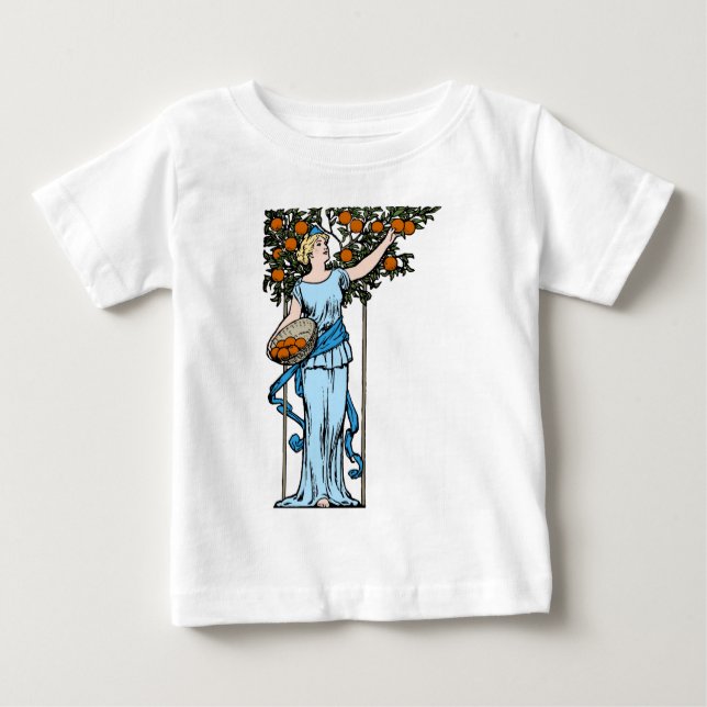 Camiseta Para Bebê Orange Maiden Baby T-Shirt (Frente)