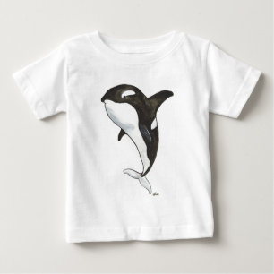 Camiseta Para Bebê Orca