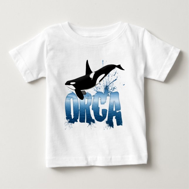 CAMISETA PARA BEBÊ ORCA (Frente)