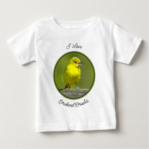 Camiseta Para Bebê Orchard Oriole - Fotografia original