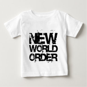 Camiseta Para Bebê Ordem mundial novo