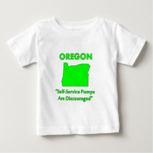 Camiseta Para Bebê Oregon - Bombas de Autoatendimento São Desencoraja
