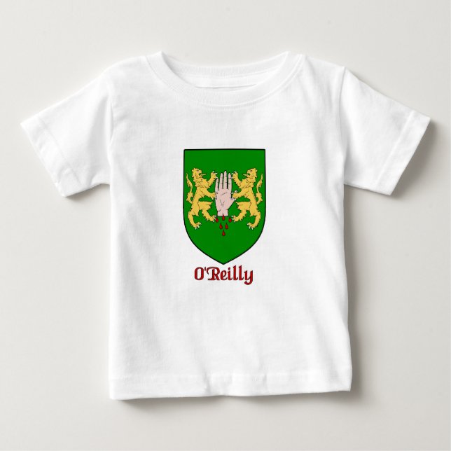 Camiseta Para Bebê O'Reilly Family Shield (Frente)