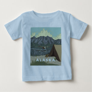Camiseta Para Bebê Orgânico do Alaska Baby