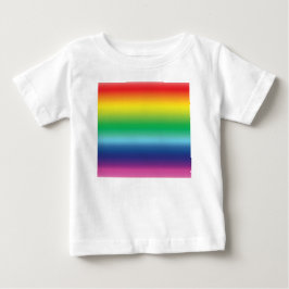 Camiseta Para Bebê Orgulho arco-íris cores lgbtq lgbt gay flag