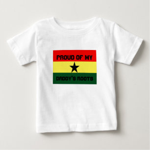 Camiseta Para Bebê Orgulho das minhas raízes pais