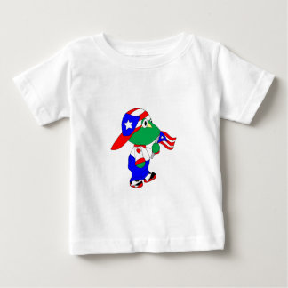 Camiseta Para Bebê Orgulho de Coqui Puerto Rico