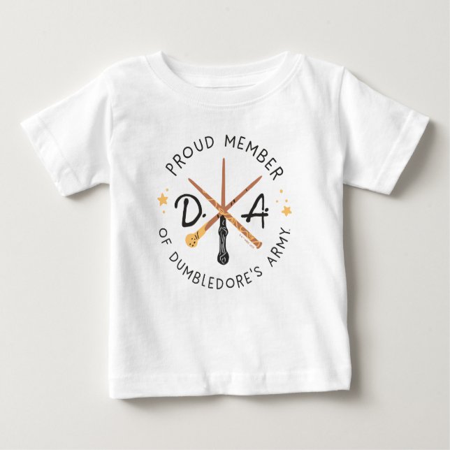 Camiseta Para Bebê Orgulho de Membro do Exército de Dumbledore (Frente)