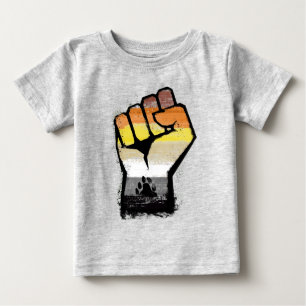 Camiseta Para Bebê Orgulho de Urso Punho de Pata