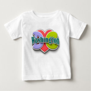 Camiseta Para Bebê orgulho de Washington DC