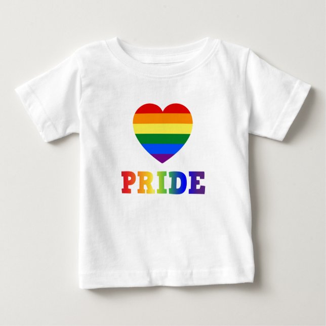 Camiseta Para Bebê Orgulho do Coração (Frente)