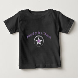 Camiseta Para Bebê Orgulho Pagão em Roxo