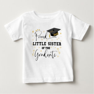 Camiseta Para Bebê Orgulhosa Irmã Do Formando  Graduação