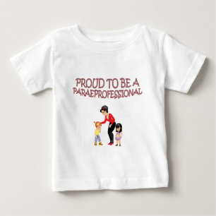 CAMISETA PARA BEBÊ ORGULHOSO SER UM PARAPROFESSIONAL