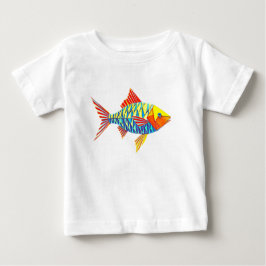 CAMISETA PARA BEBÊ ORIGAMI FISH