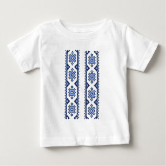 Camiseta Para Bebê ornamentos nacionais para bordados ucranianos