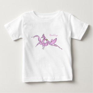Camiseta Para Bebê Orquídea de desenho