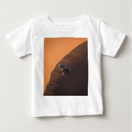 Camiseta Para Bebê Oryx na borda, Namíbia