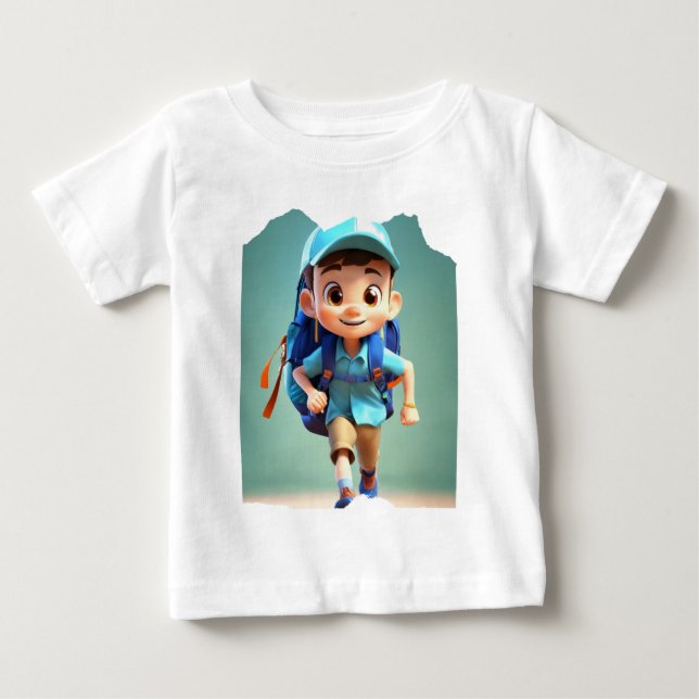 Camiseta Para Bebê Os Baby-Boys e Básicos  (Frente)