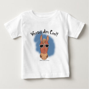 Camiseta Para Bebê Os Cavalos São Legal!