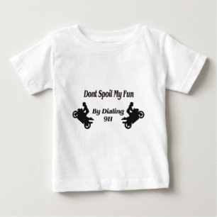 Camiseta Para Bebê Os conluios extremos não estragam meu divertiment