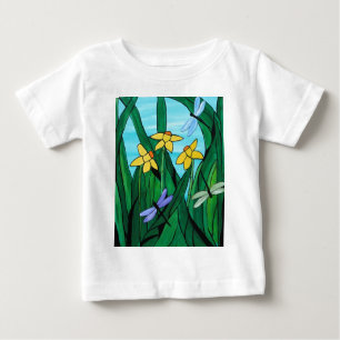 Camiseta Para Bebê Os Daffodils e o dragão voam
