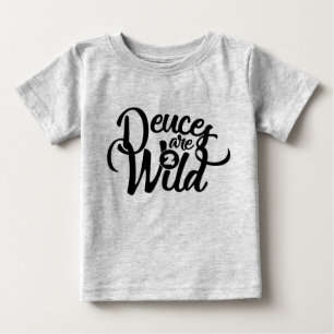 Camiseta Para Bebê os empates são T selvagem do aniversário (do beb