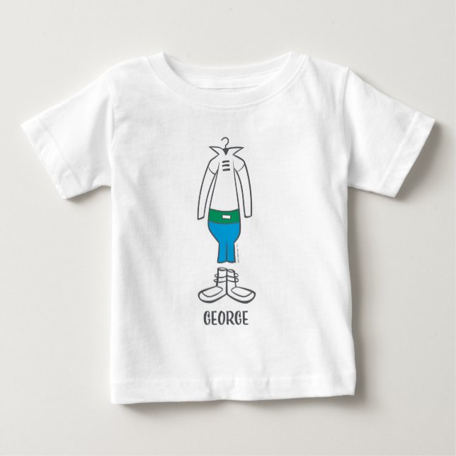 Camiseta Para Bebê Os Jetsons | Suit de George (Frente)