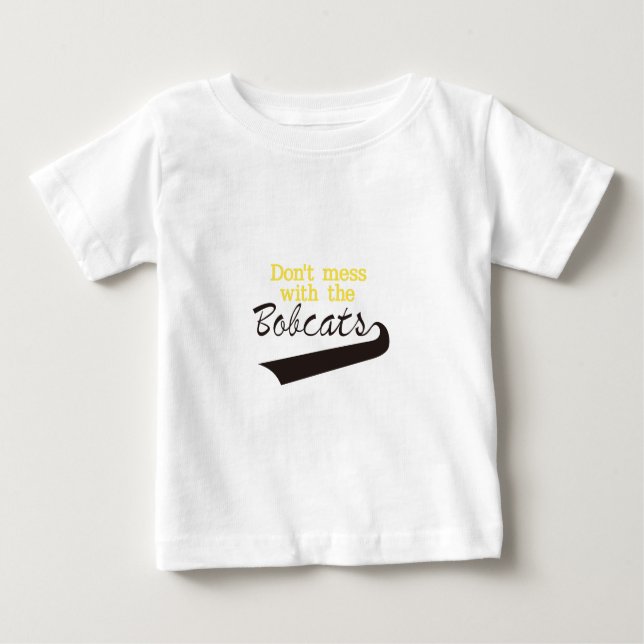 Camiseta Para Bebê Os linces não sujam (Frente)