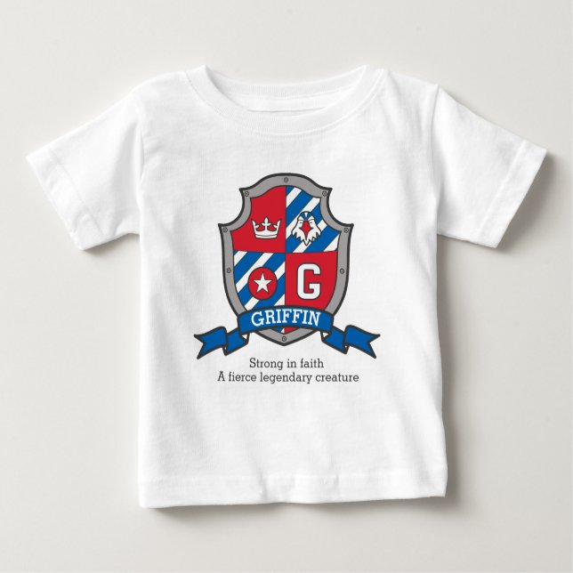 Camiseta Para Bebê Os meninos do grifo nomeiam cavaleiros de G da (Frente)