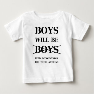 Camiseta Para Bebê Os meninos serão meninos (a praga livre)