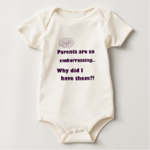 "Os pais são tão embaraçosos"