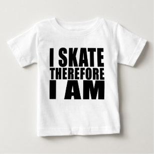 Camiseta Para Bebê Os patinadores engraçados citam piadas que eu