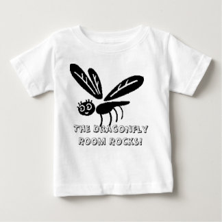 Camiseta Para Bebê Os Rocha-miúdos da sala da libélula