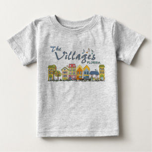 Camiseta Para Bebê Os vilarejos da florida comunidade de bebês