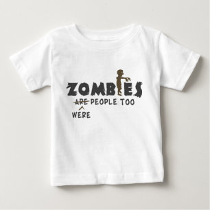 Camiseta Para Bebê Os zombis eram pessoas demasiado