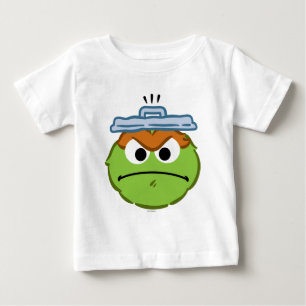 Camiseta Para Bebê Oscar Angry Face