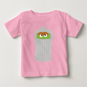 Camiseta Para Bebê Oscar, o Agrupamento e o Lixo