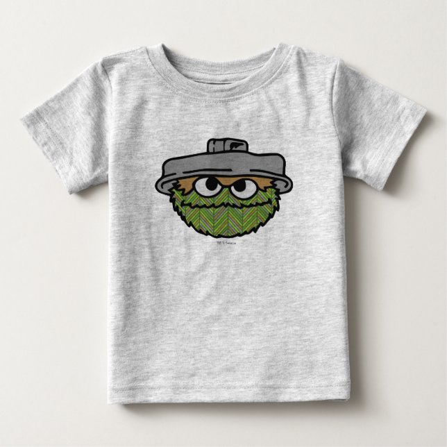 Camiseta Para Bebê Oscar, o Grouch | Retorno de anos 80 2 (Frente)