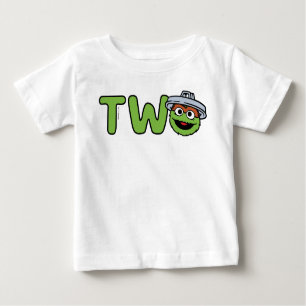 Camiseta Para Bebê Oscar, o segundo aniversário do Grouch