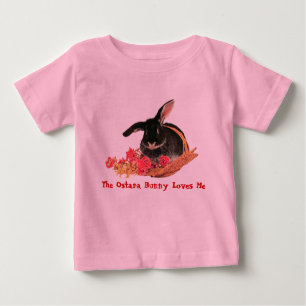 Camiseta Para Bebê Ostara Bunny Baby Tee