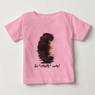 Camiseta Para Bebê OTTER Tshirt