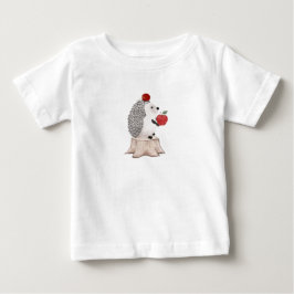 Camiseta Para Bebê Ouriço-cacheiro