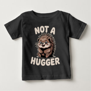 Camiseta Para Bebê ouriço não abraçador